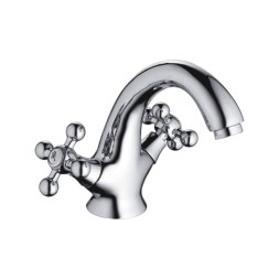 Смеситель для раковины 1/2 кер CN1019 CRON литой, ХРОМ - CN1019