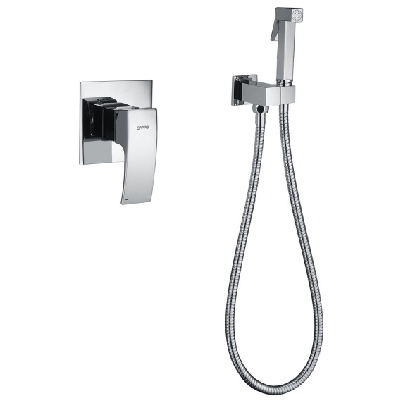 Смеситель с гигиенической лейкой 35к G7207 GAPPO встраиваемый, ХРОМ - G7207 