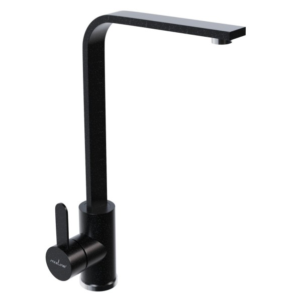 Смеситель для кухни 35к MIXLINE ML-GS14 (343) антрацит высок. излив - ML-GS14 (343) 