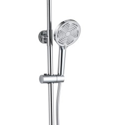 Душевая система 35к ПРОФСАН ПСМ-800-87CH клавиш. упр. лейка "Тропич. душ круг" + гигиен. лейка ХРОМ - PSM-800-87CH