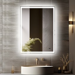 Зеркало MIXLINE &amp;quot;Велес-2&amp;quot; 600*800 (ШВ) бесконтактный сенсор, светодиодная подсветка+подогрев - MLZ.Vel.6-8.1.2.3 