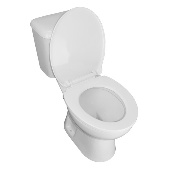 Унитаз напольный Loranto Lino 370х670х720 с сиденьем микролифт (soft close) полипропилен, белый (CS-CT8812)