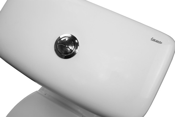 Унитаз напольный Loranto Lino 370х670х720 с сиденьем микролифт (soft close) полипропилен, белый (CS-CT8812)