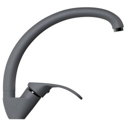Смеситель для кухни 35к MIXLINE ML-GS02 (342) графит высок. излив - 00-00001896