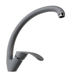 Смеситель для кухни 35к MIXLINE ML-GS02 (342) графит высок. излив - 00-00001896