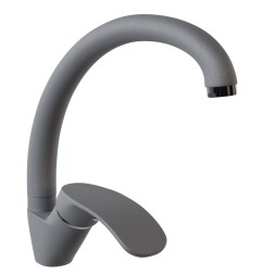 Смеситель для кухни 35к MIXLINE ML-GS02 (342) графит высок. излив - 00-00001896