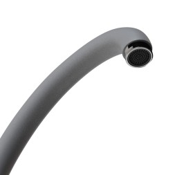 Смеситель для кухни 35к MIXLINE ML-GS02 (342) графит высок. излив - 00-00001896