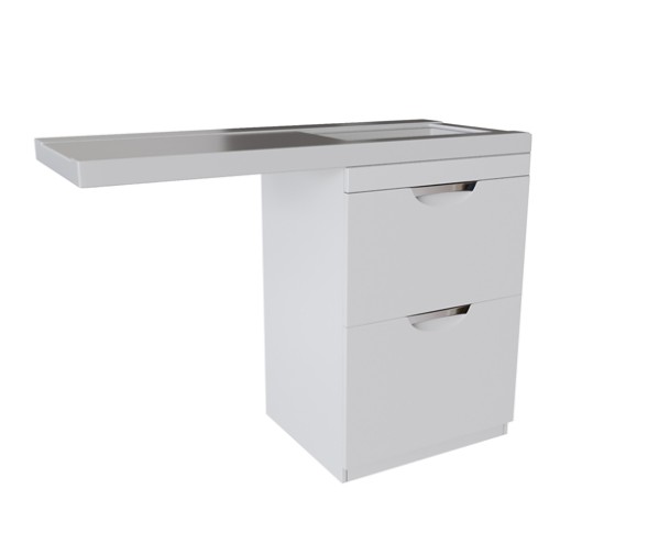 Тумба д/ванной &amp;quot;Атлантик-56&amp;quot;под рак.над ст.маш.БИЛЛ-120(MIXLINE)унив.(ПВХ) - 543447 