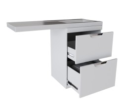 Тумба д/ванной &amp;quot;Атлантик-56&amp;quot;под рак.над ст.маш.БИЛЛ-120(MIXLINE)унив.(ПВХ) - 543447 