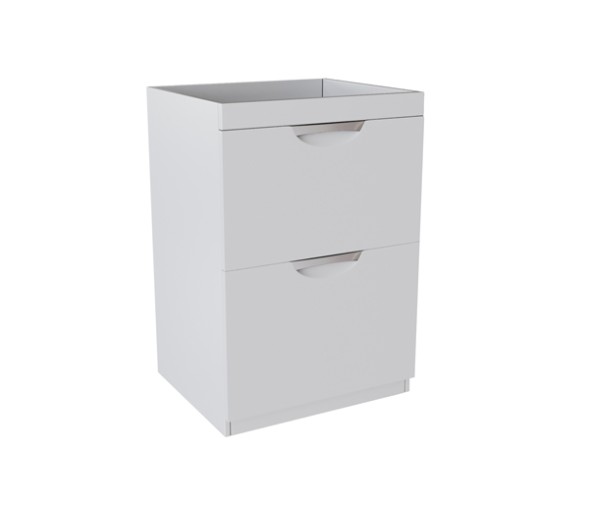 Тумба д/ванной &amp;quot;Атлантик-56&amp;quot;под рак.над ст.маш.БИЛЛ-120(MIXLINE)унив.(ПВХ) - 543447 