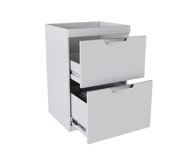 Тумба д/ванной &amp;quot;Атлантик-56&amp;quot;под рак.над ст.маш.БИЛЛ-120(MIXLINE)унив.(ПВХ) - 543447 