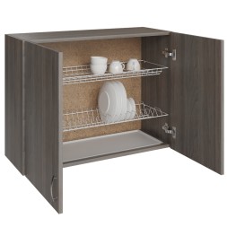 шкаф навесной кухонный с сушкой 80 шимо/ясень светлый - 540057