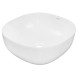Раковина-чаша Azario 410x410x150 накладная, овальная, белый глянец  (AZ-2144)