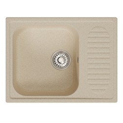 Мойка ML-GM18 КОМФОРТ с крылом, бежевая (328), 640*490*190мм - 00-00009390