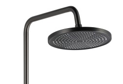 Душевая система 35к ПРОФСАН ПСМ-800-88GA клавиш.упр. лейка &amp;quot;Тропич. душ круг&amp;quot; + гигиен. лейка ГРАФИТ - PSM-800-88GA 