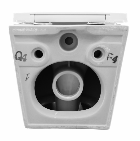 Унитаз подвесной Azario PRO (круглый) СКРЫТОЕ ТОРНАДО безободковый унитаз в комплекте с сидением микролифт скрытая система смыва  490*370*360 мм (PRO-0001 UQ3)