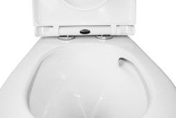 Унитаз-моноблок Azario Scala 360х690х790 безободковый, слив "Торнадо", с быстросъемным сиденьем  микролифт (AZ-8101)