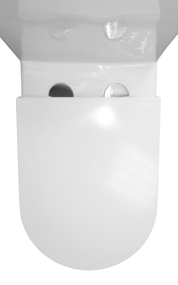 Унитаз-моноблок Azario Scala 360х690х790 безободковый, слив &amp;quot;Торнадо&amp;quot;, с быстросъемным сиденьем  микролифт (AZ-8101)