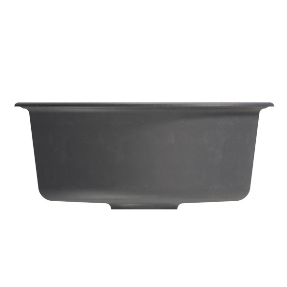 Мойкa ML-GM09 КОМФОРТ круглая, антрацит (343), 510 мм (глуб. чаши 190) - 00-00009285 