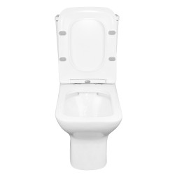 Унитаз-компакт Azario Fresco 360х620х800 напольный, безободковый, с быстросъемным сиденьем микролифт (AZ-8302)