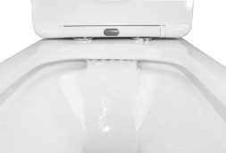 Унитаз-компакт Azario Fresco 360х620х800 напольный, безободковый, с быстросъемным сиденьем микролифт (AZ-8302)