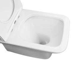 Унитаз-компакт Azario Fresco 360х620х800 напольный, безободковый, с быстросъемным сиденьем микролифт (AZ-8302)