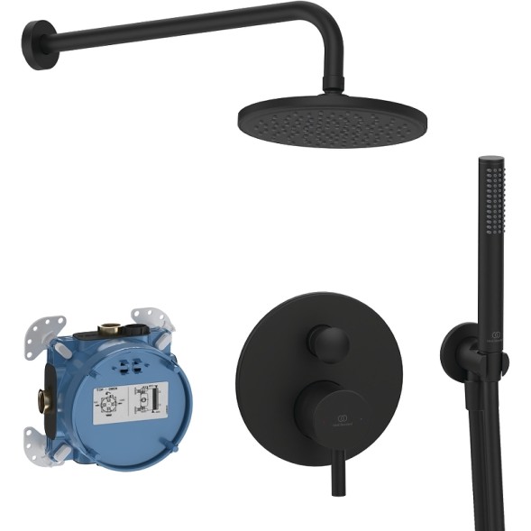 Душевая система Ideal Standard Ceraline черный матовый (BD193XG)