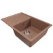 Мойка ML-GM19 КОМФОРТ с крылом, терракотовая (307), 750*500*200мм - 00-00009398 
