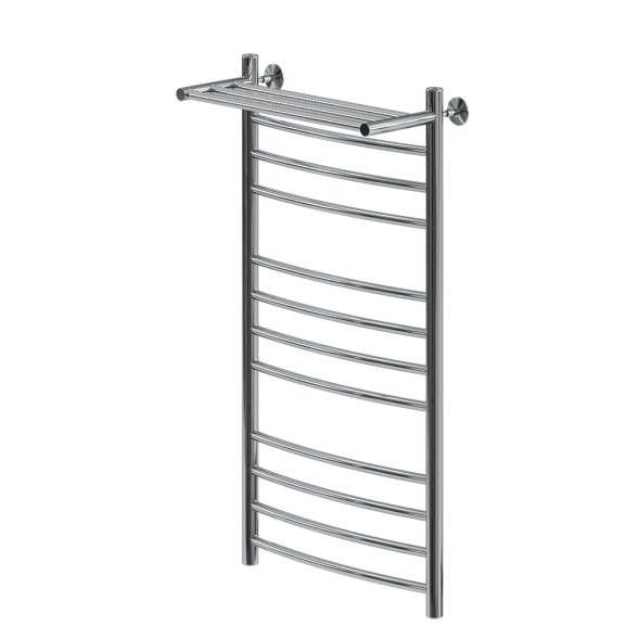 Полотенцесушитель MIXLINE CAPELLA 100х50 г2 (1/2&amp;#039;&amp;#039; ВР, 11 перекладин + ПОЛКА) водяной - ML-556276 