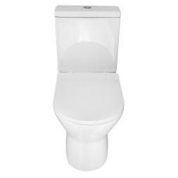 Унитаз-компакт Azario Mons 380х650х790 напольный, безободковый, с быстросъемным сиденьем микролифт (AZ-76004)
