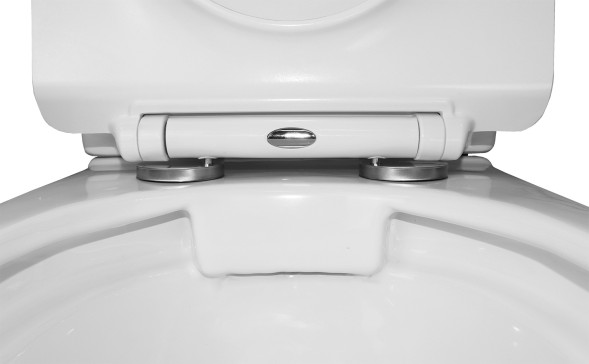 Унитаз-компакт Azario Mons 380х650х790 напольный, безободковый, с быстросъемным сиденьем микролифт (AZ-76004)