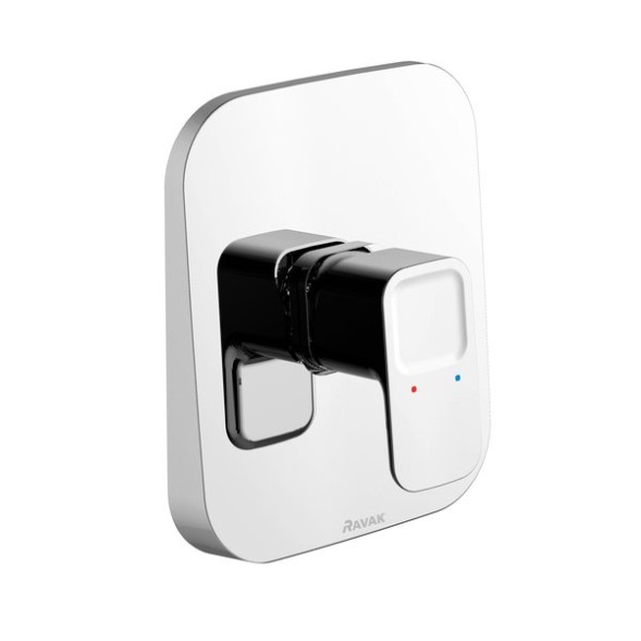 Смеситель для душа Ravak, однорычажный, встроенный, без переключателя, хром (X070069)
