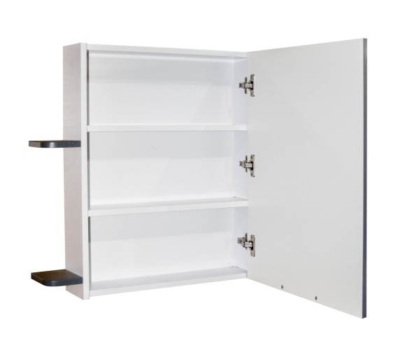 Зеркальный шкаф &amp;quot;Байкал-70&amp;quot;  без подсветки, с полками  (ПВХ) - 539811 