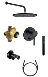 Душевая система Kludi Bozz 7 in1 черный матовый (387363976)