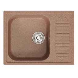 Мойка ML-GM18 КОМФОРТ с крылом, терракотовая (307), 640*490*190мм - 00-00009386