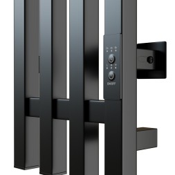 Полотенцесушитель MIXLINE MOON QUADRO BLACK 120/15 (таймер,206 Вт) электрический ЧЕРНЫЙ - ML-557163 