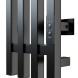 Полотенцесушитель MIXLINE MOON QUADRO BLACK 120/15 (таймер,206 Вт) электрический ЧЕРНЫЙ - ML-557163 