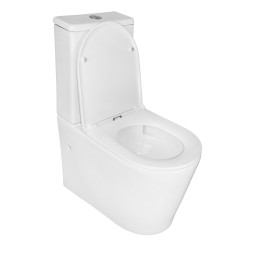 Унитаз-компакт Azario Conto 360х630х820 напольный, безободковый, слив "Торнадо", с быстросъемным сиденьем микролифт (AZ-T005BR)