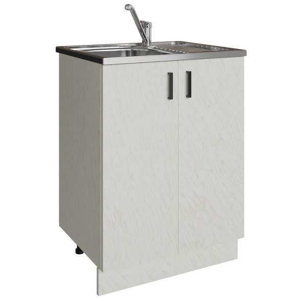 Тумба 60 ЛДСП белый мрамор - 310608 