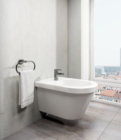 Смеситель для биде Ravak Chrome CR 055.00, с донным клапаном, однорычажный, хром (X070055)