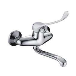 Смеситель настенный 40к HB4654 HAIBA МЕДИЦИНСКИЙ S-нос - HB4654 