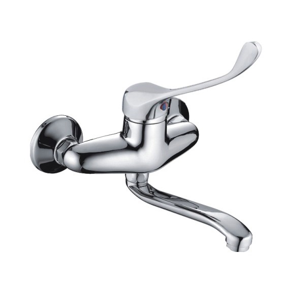 Смеситель настенный 40к HB4654 HAIBA МЕДИЦИНСКИЙ S-нос - HB4654 