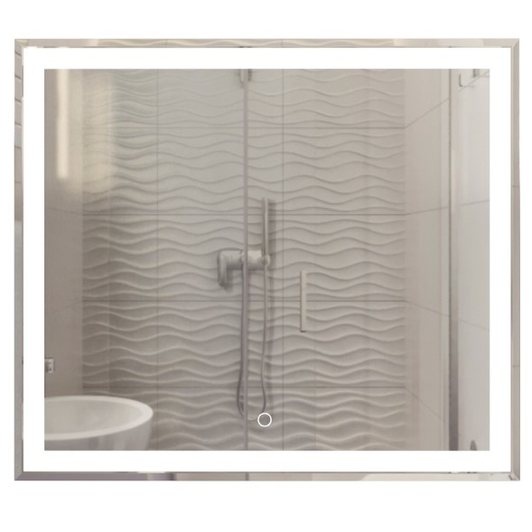 Зеркало MIXLINE &amp;quot;Минио&amp;quot; 800*700 (ШВ) сенсорный выключатель, светодиодная подсветка - MLZ.Mi.8-7.1.2 