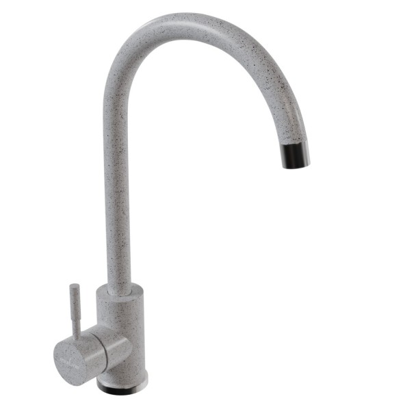 Смеситель для кухни 35к MIXLINE ML-GS15 (310) серый высок. излив - ML-GS15 (310) 