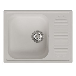 Мойка ML-GM18 КОМФОРТ с крылом, ультра-белая (341), 640*490*190мм - 00-00009392