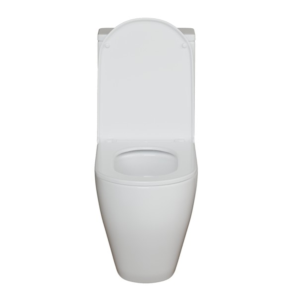 Унитаз-компакт безободковый WAVE NEO Tornado1.0, гор,ниж,2-кн.арм,сид.дюропл,м/л,быстр,БЕЛЫЙ глянец - 553132 