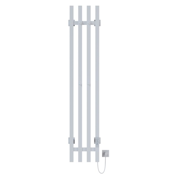 Полотенцесушитель MIXLINE MOON QUADRO WHITE 120/15 (таймер,206 Вт) электрический БЕЛЫЙ - ML-557164 