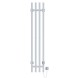 Полотенцесушитель MIXLINE MOON QUADRO WHITE 120/15 (таймер,206 Вт) электрический БЕЛЫЙ - ML-557164 