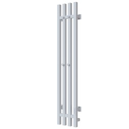Полотенцесушитель MIXLINE MOON QUADRO WHITE 120/15 (таймер,206 Вт) электрический БЕЛЫЙ - ML-557164 