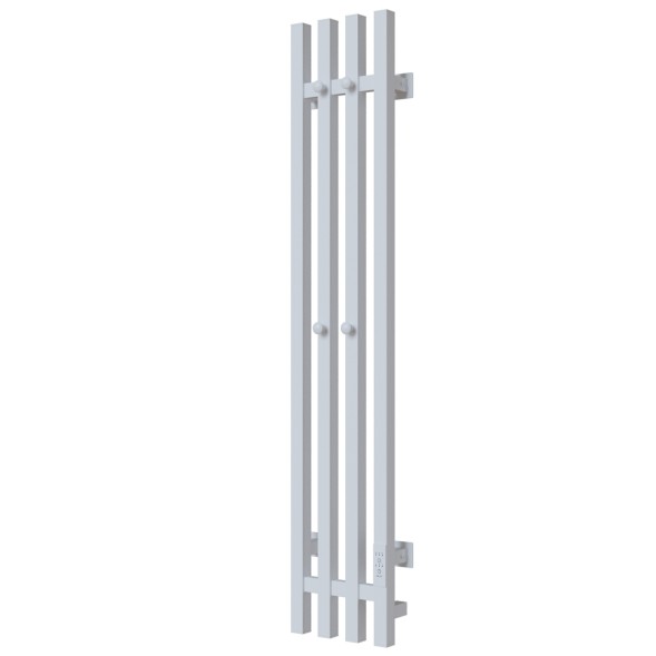 Полотенцесушитель MIXLINE MOON QUADRO WHITE 120/15 (таймер,206 Вт) электрический БЕЛЫЙ - ML-557164 